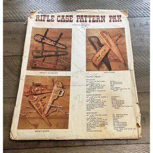 Tandy Leather Riffle Case Pattern Pak Saddle Scabbard Rifle Case Sport Scope